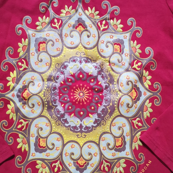 NWOT Morgan de toi cotton long sleeve top - Picture 2 of 4